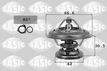 Charger l'image dans la galerie, Thermostat d'eau SASIC 9000257 pour Mercedes 124 190 Classe C E G Sprinter 2T...