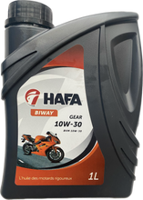 Charger l'image dans la galerie, Huile de boite de vitesse Hafa Biway Gear 10W30 1L lubrifiant minéral multigrade