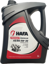 Charger l'image dans la galerie, Huile moteur HAFA Premium A5/B5 5W30 Synthétique 5 Litres Economie d'énergie
