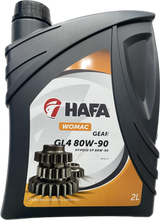 Charger l'image dans la galerie, Huile minérale Hafa Womac Gear GL4 80W90 2L pour boites de vitesses Transmission
