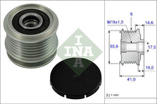 Charger l'image dans la galerie, Poulie d'alternateur roue libre INA 535001010 F226804.4 pour Audi Seat Skoda Vw