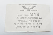Charger l'image dans la galerie, Rupteur jeu de contact remplace Marelli 71220501 pour Alfa Romeo Alfasud Arna...