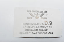 Charger l'image dans la galerie, Condensateur d'allumeur remplace Ducellier 660501 pour Alfa Alpine Austin......