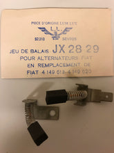Charger l'image dans la galerie, Jeu de balais (charbon) JX28-29 remplace 4149619 pour Fiat 124-125-130-Dino-850
