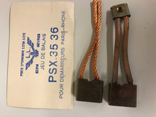 Charger l'image dans la galerie, Jeu de balais (charbon) PSX35-36 pour Peugeot 203 Panhard Camions Citroën....