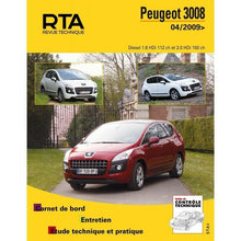Charger l'image dans la galerie, Revue Technique Automobile RTA B752.6 Peugeot 3008 04/2009>