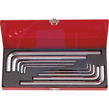 Charger l'image dans la galerie, Coffret de clés mâles 6 pans extra longues métriques 10 pièces King Tony
