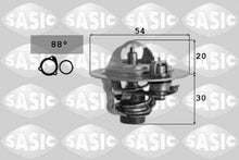 Charger l&#39;image dans la galerie, Thermostat d&#39;eau SASIC 9000298 pour Mazda 626 III Opel Astra F Corsa Kadett E...
