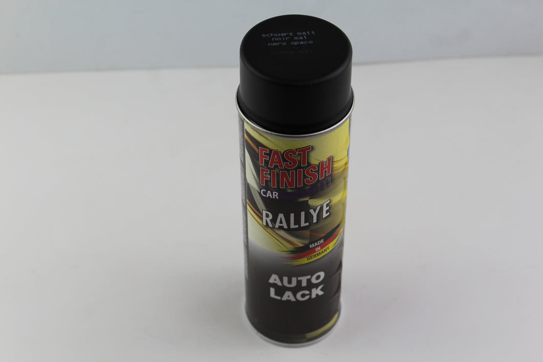 Peinture Fast Finish Car Rallye Auto Lack Noir mat 500ml