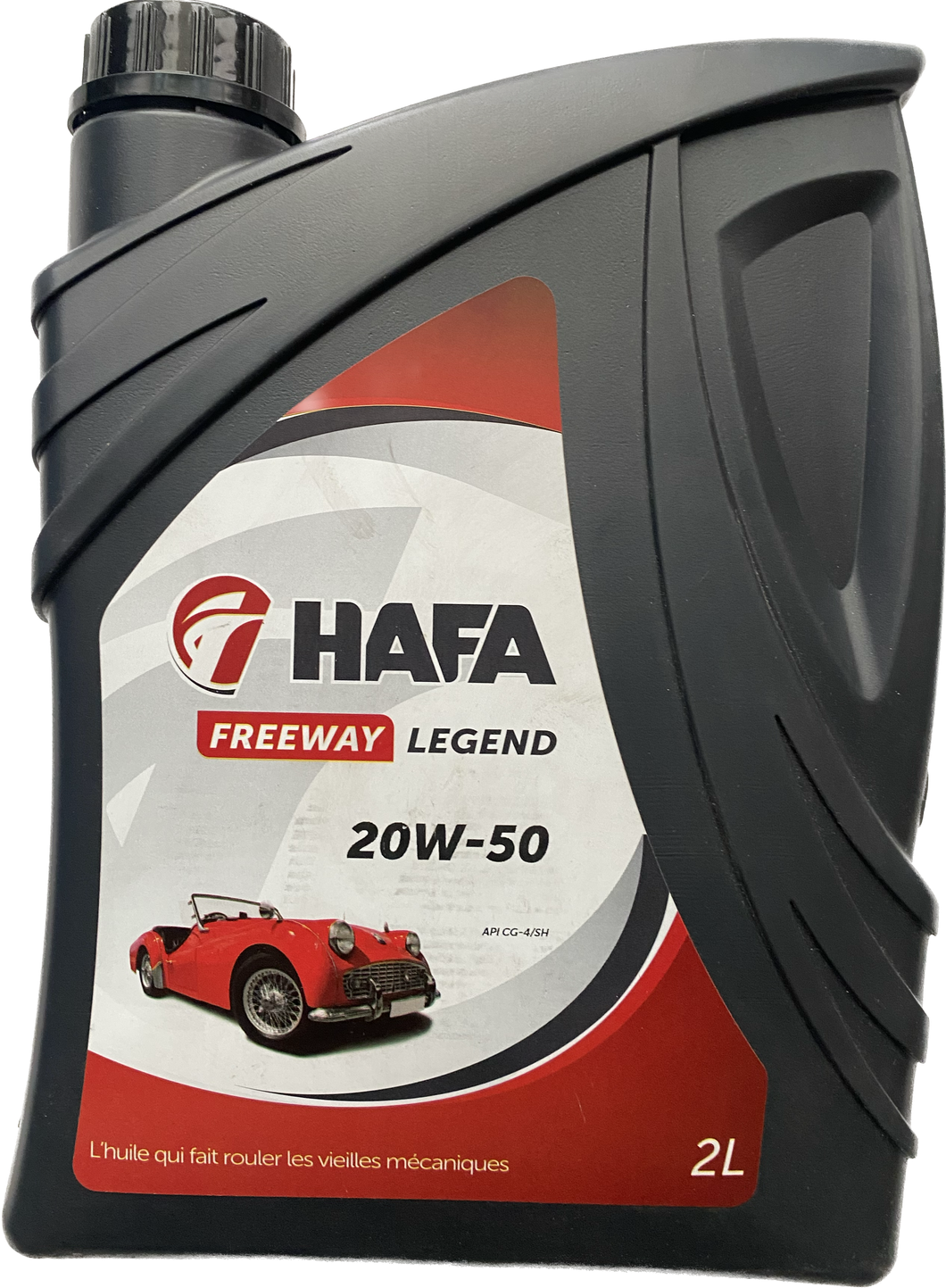 Huile moteur HAFA Legend 20W50  2 Litres  Minérale Véhicules anciens API CG-4/SH