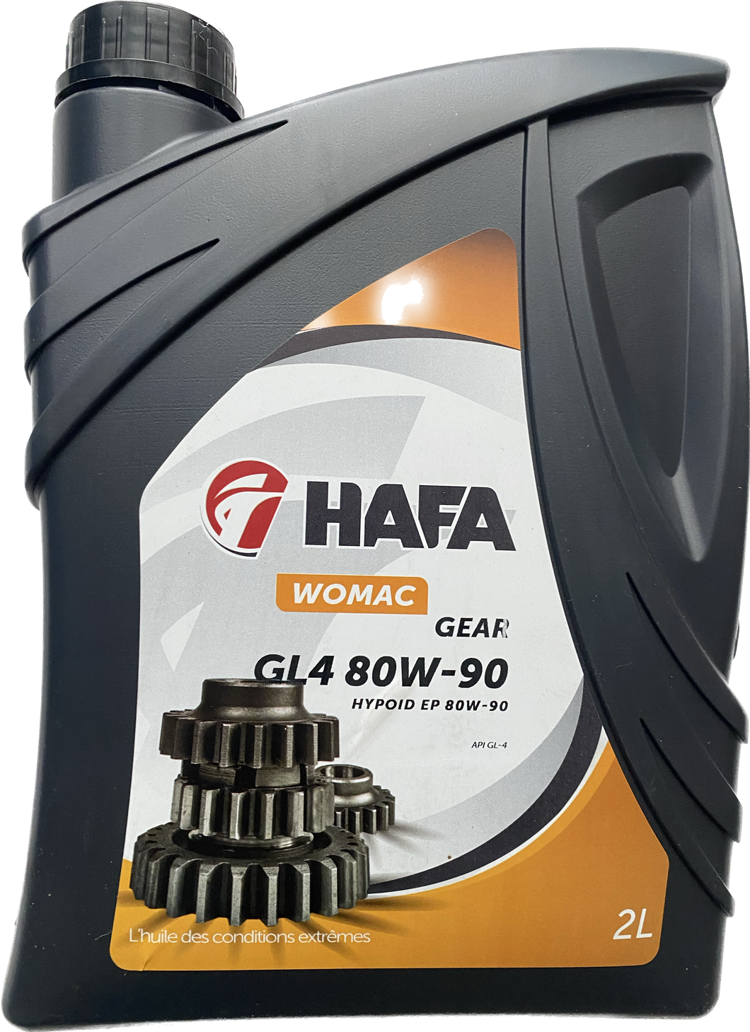 Huile minérale Hafa Womac Gear GL4 80W90 2L pour boites de vitesses Transmission