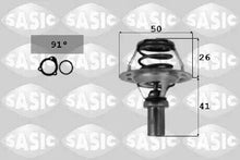 Charger l&#39;image dans la galerie, Thermostat d&#39;eau SASIC 4000361 pour Dacia Solenza Renault 19 I II Chamade Clio..
