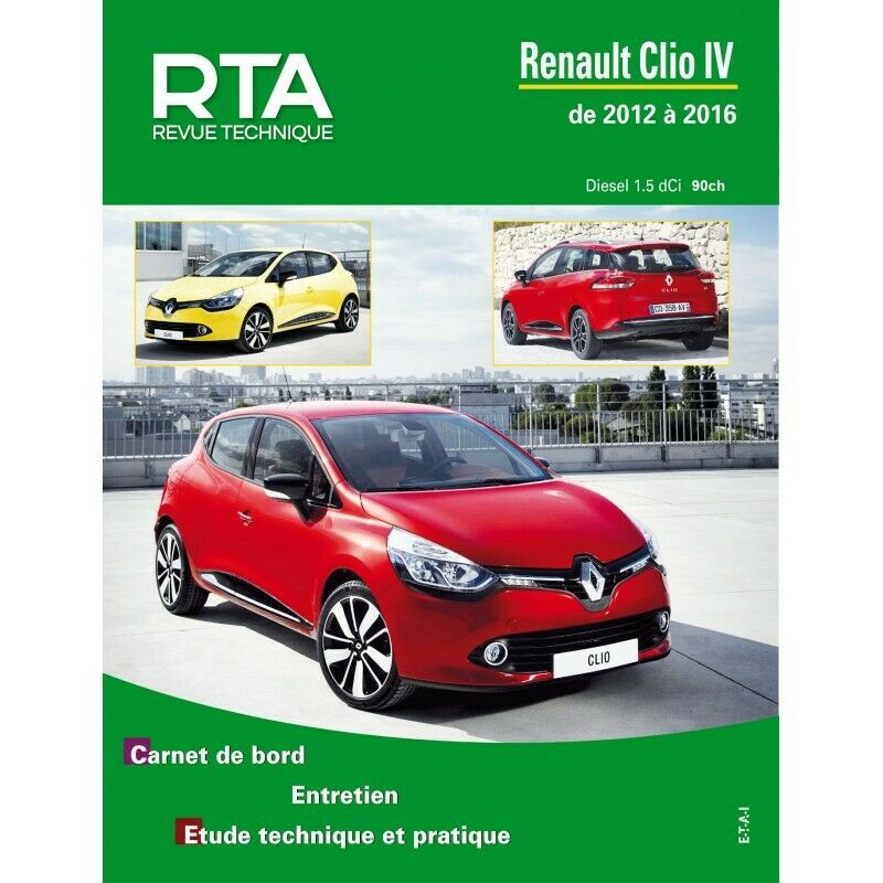 Revue Technique Automobile RTA B783.5 Renault Clio IV depuis 07/2012