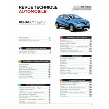 Charger l&#39;image dans la galerie, Revue Technique Automobile RTA 806 Renault Captur depuis 04/2013 TCe 90 ch
