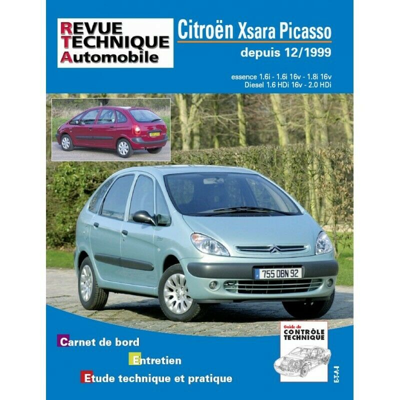 Revue Technique Automobile RTA 105.2 Citroën Xsara Picasso depuis 12/1999