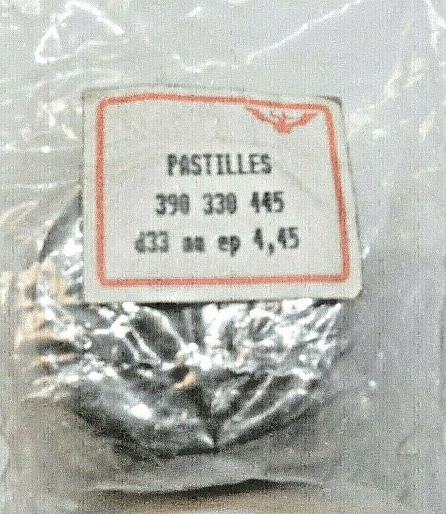 Pastille cale jeu de soupapes Diam 33 x ép 4,45 pour Alfa Romeo  Fiat Lancia....