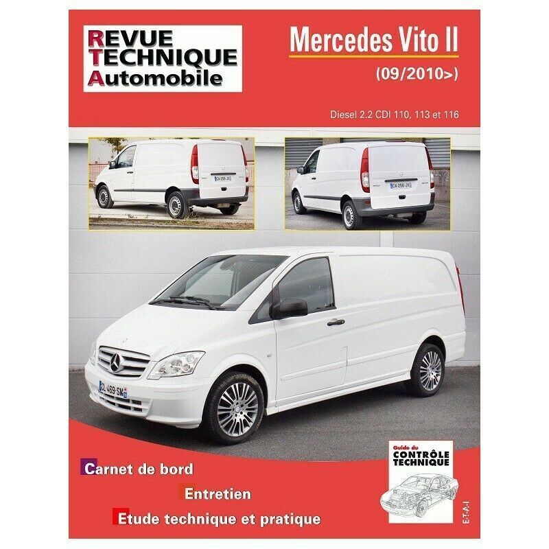 Revue Technique Automobile RTA B779.5 Mercedes Vito II à partir du 09/2010 NEUF