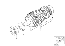 Charger l&#39;image dans la galerie, BMW 23212330177 Arbre intermédiaire pour R1150GS R850R R1150R R850RT...
