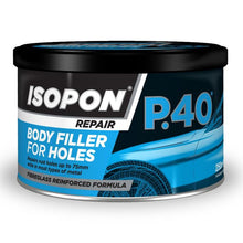 Charger l&#39;image dans la galerie, Isopon P40 U-POL Mastic fibre de verre renforcé 250ml P40/S Enduit de rebouchage
